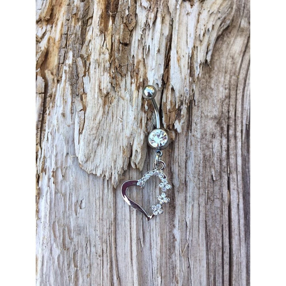 Heart‎ Belly Button Navel Ring